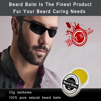 Revitalizirajući oblik kose brkovi Prirodni balzam-klima za rast brade i organski vosak za brkovi Za glatke polaganje brade