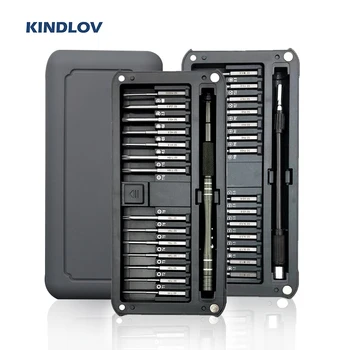Set preciznih odvijača KINDLOV 30 U 1, Skup magnetskih odvijača od čelika S2, komplet alata za popravak potrošačke elektronike za laptop