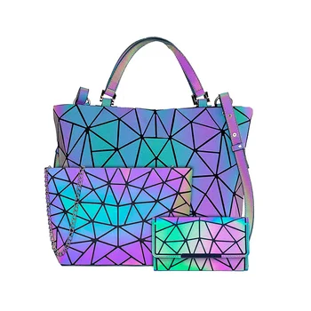 Sjajna torba bao, geometrijski torbe s šljokice, ženske prošiven torbe preko ramena, 2023, set sklopive nagradnim igrama, ženske torbe bolsa feminina