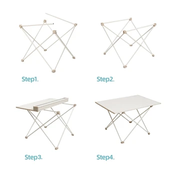 Sklopivi stol Ultralight stol za piknik Nosač od lijevanog aluminija Stol za kampiranje
