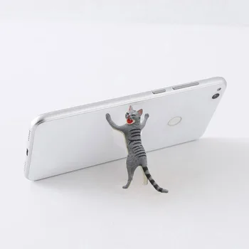 Slatka mačka, stalak za mobilni telefon, tablet, dizajn desktop odojak, stolni pametni telefon s podrškom za video za Iphone 13 12 Samsung