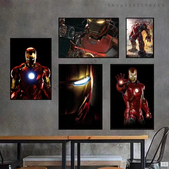 Slika lik Filma Marvel Slika na Platnu Iron Man the Avengers Plakata i Grafika Zidni Umjetničke Slike za uređenje Doma Dnevni boravak