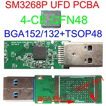 SM3268P UFD PCBA, tablete TSOP48 BGA152BGA132, 3268P USB3.0 UDisk PCBA, Setove UDFUDISK 