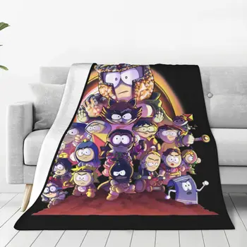 Southpark vojne фланелевые baca, deke s likovima iz anime crtića za spavaće sobe, super mekani prekrivač za krevet