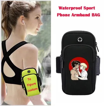 Sportska torba za bavljenje sportom na otvorenom, torba za telefon za jogging, staze za povez za mlade, torba za anime 