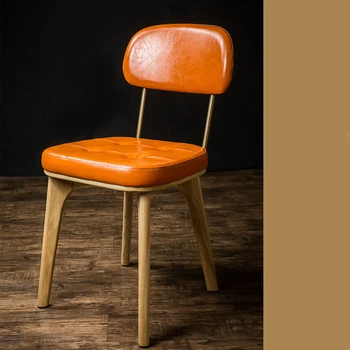 Stolice za kuhinje i blagovaone, Moderno Luksuzno Drva Udoban bar stolicu u skandinavskom stilu, Igraonica za Namještaj De Cocina Za dom
