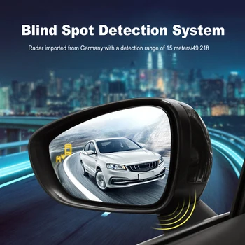 Sustav za detekciju radara slijepa mrlja automobila BSD BSM V3, mikrovalna senzor, sustav pomoći pri vožnji na pisti, радарный senzor za vožnju unazad