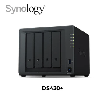 Synology DS420 + NAS DiskStation 4-Отсекный hard disk NAS Enterprise Sata, kompatibilan sa Seagate Ironwolf бездисковый
