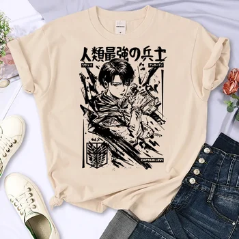 T-shirt Attack on Titan, ženske majice harajuku, ženska odjeća u manga stilu