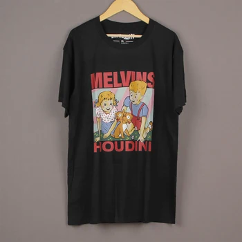 T-shirt Melvins Houdini Stoner Rock, Grunge Doom Alice In Chains Alat Nirvana Kaciga Ljetna Muška majica Хлопковая