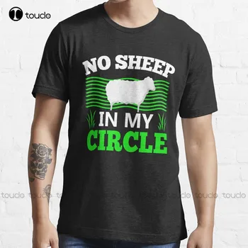 T-shirt No Sheep In My Circle, Muške majice na Red, Tinejdžerski majica Uniseks Na digitalni Tisak, Funky Zabavna Novost Xs-5Xl