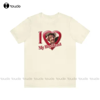 T-shirt Pedro Pascal, majica I Love My Dečko, Poklon Za Valentinovo za Nju, Gospodo Radnici Majice, t-Shirt s po cijeloj površini na red, Dar Xs-5Xl