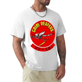 T-shirt s logom VF-101 Grim Reapers, majice s grafičkim printevima, muške majice kratkih rukava, funny