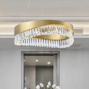 Talijanska europska moderni dnevni boravak, blagovaonica, spavaća soba, personalizirane luksuzna kristalna lampa MDJY11038