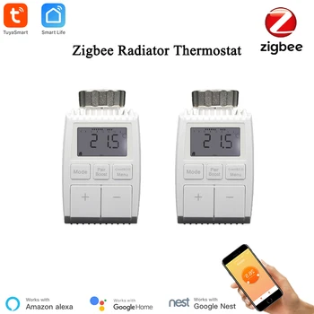 Termostat Hladnjaka Tuya Zigbee Pametan Grijač Termostatski Radijator Bežično Upravljanje Električni Grijani Pod Alexa Kompatibilnost