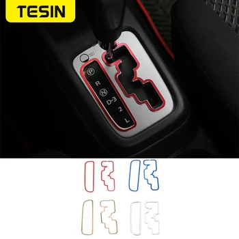 TESIN Auto-Stil Od Aluminijske Legure, Dekorativni Prsten Za Mjenjača Suziki Jimny 2007-2017, Auto Oprema