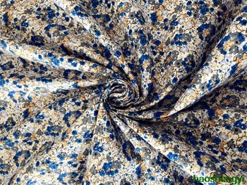 Tkanina ručne izrade u retro stilu u japanskom stilu i na vjetru, tkanina za kimono s plavim po cijeloj površini i u hrvatskoj