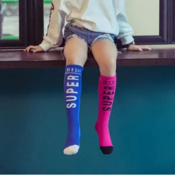 Trendy baby čarape, čarape za djevojčice, jesensko-zimske boje golfs, pamučne tople čarape za 3-8 godina