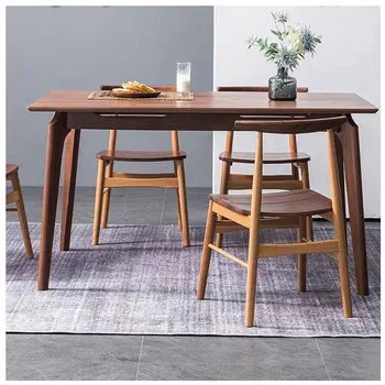 Trpezarijski stolovi Namještaj za dom namještaj od masivnog drva stol od crnog oraha jednostavan luksuzni skandinavski jednostavan stol 120*70*75 cm