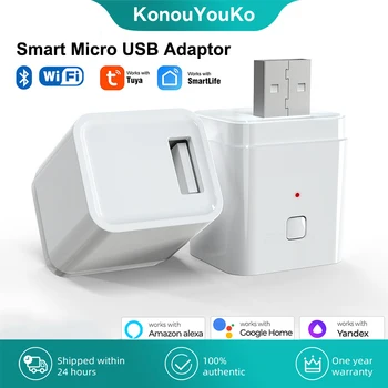 Tuya Pametna Kuća Micro USB Adapter Smart Plug Punjač za mobilni Telefon 5 U WiFi Mini USB Adapter Radi Sa Alexa Google Alice