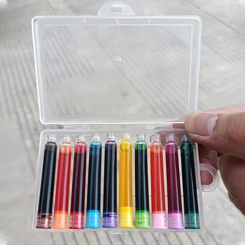 U boji tinte patrone 3,4 mm Potrošni materijal nalivpero za punjenje tinta celina za školsku djecu Pakiranje od 10 komada