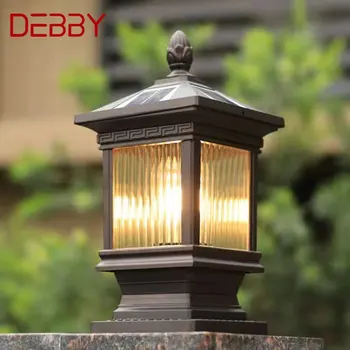 Ulični solarna lampa DEBBY Klasični retro vodootporne led žarulja za dvorišta za uređenje vrta, balkona vile zidne lampe