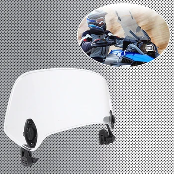 Univerzalni Produžni kabel vjetrobranskog stakla motocikla, spojler, zračni deflektor na vjetrobransko staklo sa stezaljkom za Kawasaki BMW, Ducati Triumph Honda Yamaha