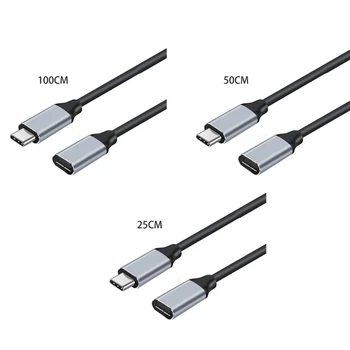 USB produživač C od muškaraca i žena USB-C Gen 10 Gbit/s, od žene do muškarca USBC Napredno adapter, kompatibilan sa удлинительным kabel
