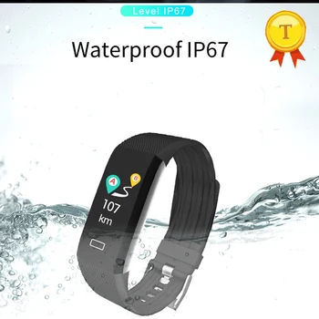 Vodootporan IP67 narukvica smart band, koji prati otkucaje srca, različita boja, različit stil, ekran u boji za Android telefone IOS