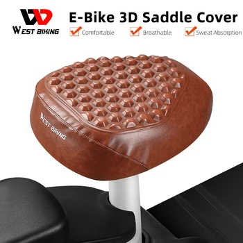 WEST BIKING Udoban sedlo za электровелосипеда, gel 3D torbica za jastuk, sjedalo za električni bicikl, vodootporan đonovi masažna jastuk