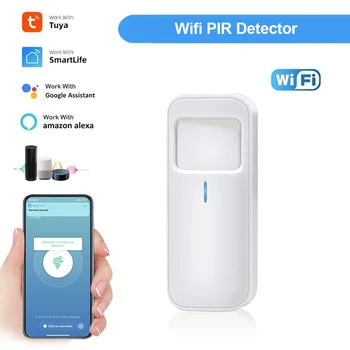 WiFi Smart Life PIR Detektor Pokreta Tuya Smart Life Home infracrveni detektor Senzor ljudskog Tijela Infracrveni detektor alarmni