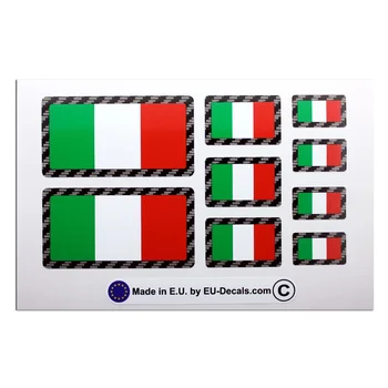Za 9X talijanske zastave od karbonskih vlakana s контурными laminat naljepnicama Ducati aprilia