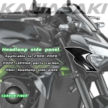 Za Kawasaki Z900 2020 2021 2022 100% Pravi Detalji od Karbonskih Vlakana Za izmjenu Prednje Bočne trake Linling Fairing Pribor Za Motocikle