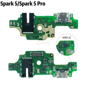 Za Naknade punjač luke Tecno Spark 5 KE5/Spark 5 Pro s tako da je čip okrenut