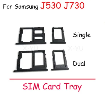 Za Samsung Galaxy J3 J5 J7 Pro 2017 J330 J530 J730 S Jednom i Dvije SIM kartice, Držač Police, Slot Za Adapter, Rezervni Dijelovi za Popravak