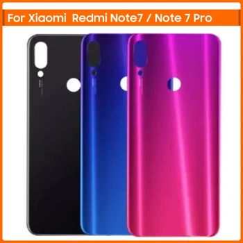 Za Xiaomi Redmi Note7/Note 7 Pro Stražnji poklopac baterije 3D Staklena Ploča Stražnja Vrata Staklena Telo Torbica Ljepilo + Zamjena objektiva fotoaparata