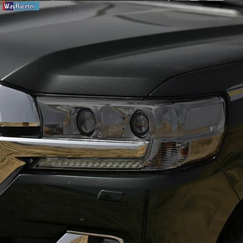 Zaštitna folija za auto Vraćanje prednjih svjetala za maglu Prozirna Crna naljepnica od TPU za Toyota Land Cruiser 2014-2020 Pribor