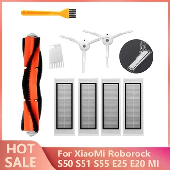 Četka za Usisivač Hepa Filter za Xiaomi Vacuum 2/1s za Roborock S50 S51 E25 E20 MI rezervni Dijelovi za Robota-Usisivača, Pribor