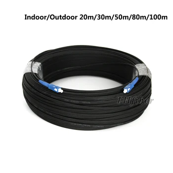 Čvrsta kabel SC-SC s optičkim vlaknima FTTH za sobe/ulice s самонесущим mrežnim kabelom 20 m/30 m/40 m/s 50 m/s 80 m/100 m