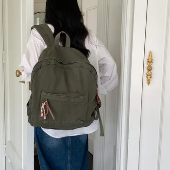Ženski ruksak, svakodnevni холщовая torba na munje, marširati sportski školski ruksak za žene, velika prostrana putnu torbu, ruksak za prijenosno računalo