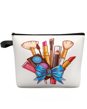 Косметичка za šminkanje Velikog kapaciteta, Handheld bag za pohranu šminke, ženski vodootporan višenamjenska kutija za olovke