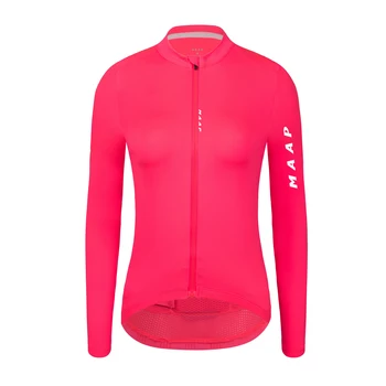 MAAP Nova ženska Biciklistička majica dugi rukav, proljeće-jesen, biciklistička top, Planinska cesta, kvalitetna košulja Ciclismo Ropa Hombre