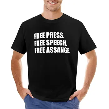 Neovisni mediji, Sloboda govora, Slobodnu t-shirt Julian Assange, ljetne majice, prekrasna majica, muška majica