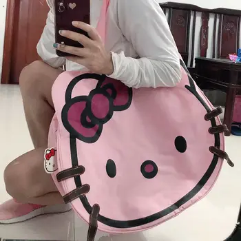 Putnu torbu Velikog kapaciteta Hello Kitty, Prtljaga, Student Prijenosni Mala Cesta Lagana Vodootporna Torba Za Pohranu 40 cm * 51 cm